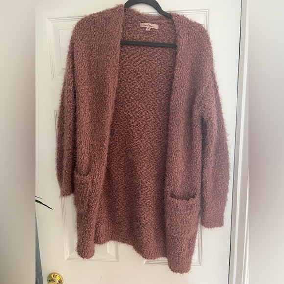 Fuzzy long cardigan - Picture 2 of 3